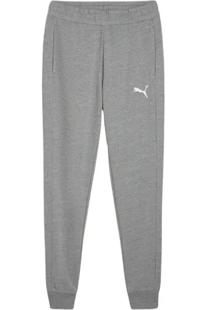 PUMA Hombre, Pantalones, Gris, Talla: L