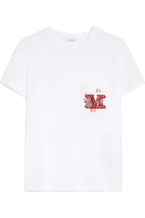 Max Mara Mujer, Camisetas, Blanco, Talla: M