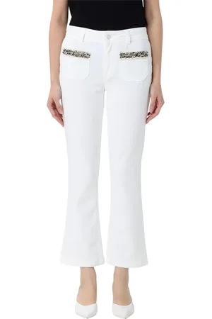 Liu Jo Mujer, Pantalones, Blanco, Talla: W32