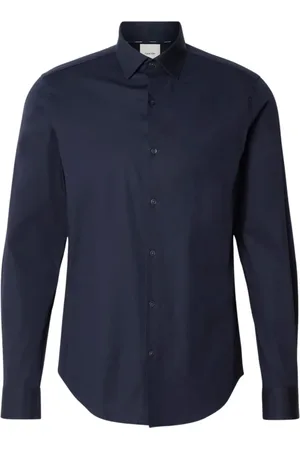 Calvin Klein Hombre, Camisas, Azul, Talla: XL