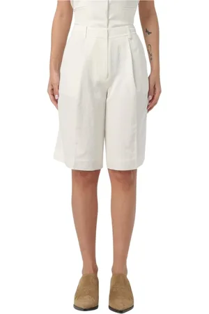 Calvin Klein Mujer, Pantalones cortos, Blanco, Talla: 2XS