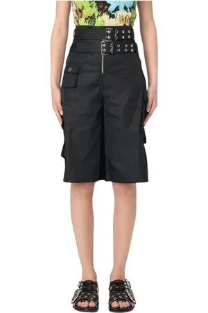Ganni Mujer, Pantalones cortos, Negro, Talla: 36 EU