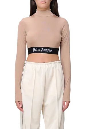 Palm Angels Mujer, Camisetas, Marrón, Talla: M