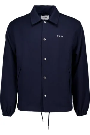 OLAF HUSSEIN Hombre, Chaquetas, Azul, Talla: L