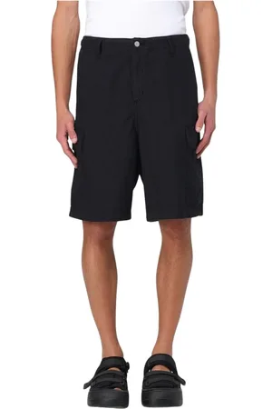 Carhartt Hombre, Pantalones cortos, Negro, Talla: W31