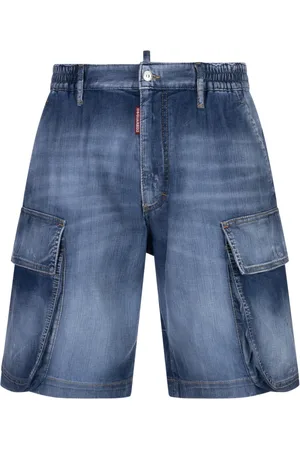 Dsquared2 Hombre, Pantalones cortos, Azul, Talla: XL
