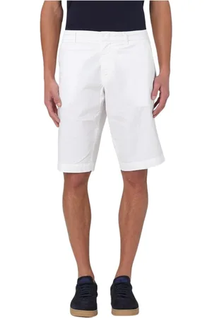 FAY Hombre, Pantalones cortos, Blanco, Talla: W38