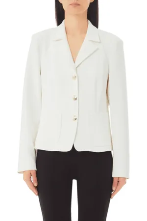 Liu Jo Mujer, Chaquetas, Blanco, Talla: S
