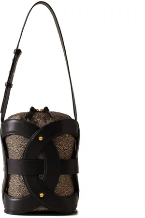 Borbonese Mujer, Bolsos, Negro, Talla: ONE Size