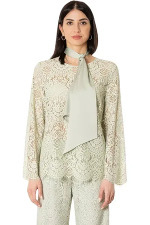 D.EXTERIOR Mujer, Blusas y Camisas, Verde, Talla: S