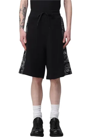 VERSACE Hombre, Pantalones cortos, Negro, Talla: M