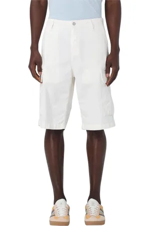Carhartt Hombre, Pantalones cortos, Blanco, Talla: W30