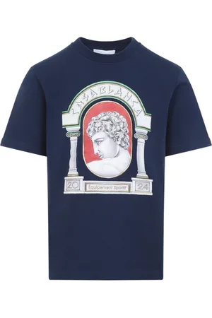 Casablanca Hombre, Camisetas, Azul, Talla: L