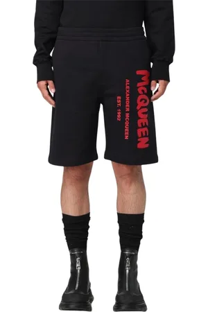 Alexander McQueen Hombre, Pantalones cortos, Negro, Talla: L