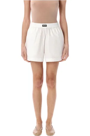 ROTATE Mujer, Pantalones cortos, Blanco, Talla: M