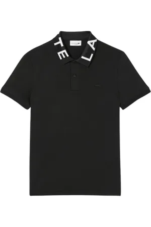 Lacoste Hombre, Camisetas, Negro, Talla: L