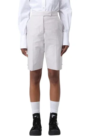 Thom Browne Mujer, Pantalones cortos, Blanco, Talla: XS