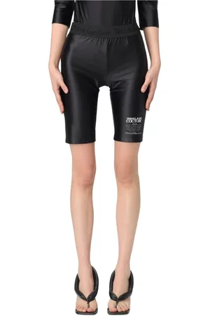 VERSACE Mujer, Pantalones cortos, Negro, Talla: S