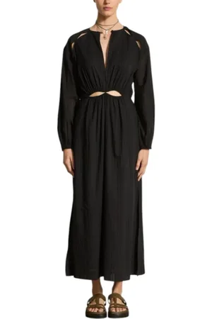 MARE DI LATTE Mujer, Vestidos, Negro, Talla: S