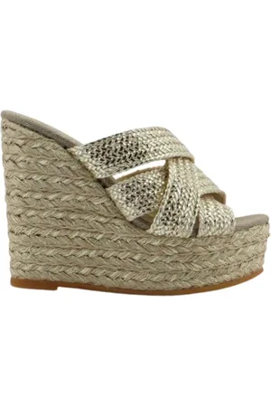 Espadrilles Mujer, Zapatos, Gris, Talla: 38 EU