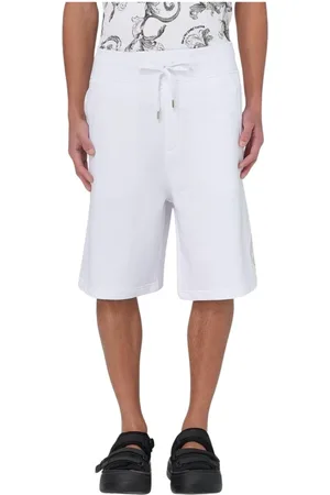 VERSACE Hombre, Pantalones cortos, Blanco, Talla: L