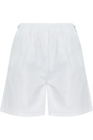 Max Mara Mujer, Pantalones cortos, Blanco, Talla: 2XS