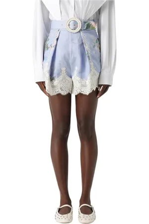ZIMMERMANN Mujer, Pantalones cortos, Azul, Talla: M