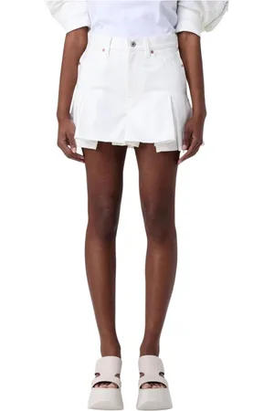 SACAI Mujer, Pantalones cortos, Blanco, Talla: S