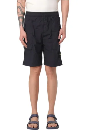Stone Island Hombre, Pantalones cortos, Azul, Talla: W36