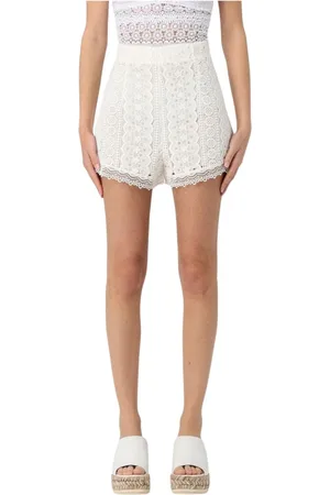 CHARO RUIZ IBIZA Mujer, Pantalones cortos, Blanco, Talla: XS