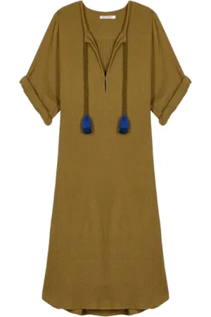 MARE DI LATTE Mujer, Vestidos, Marrón, Talla: M