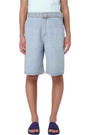 Bottega Veneta Hombre, Pantalones cortos, Azul, Talla: L