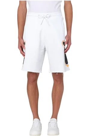 DISCLAIMER Hombre, Pantalones cortos, Blanco, Talla: M