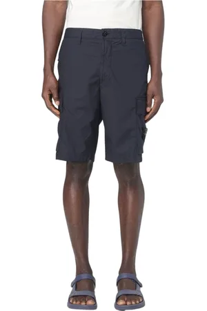 Stone Island Hombre, Pantalones cortos, Azul, Talla: W33