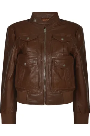R13 Mujer, Chaquetas, Marrón, Talla: L