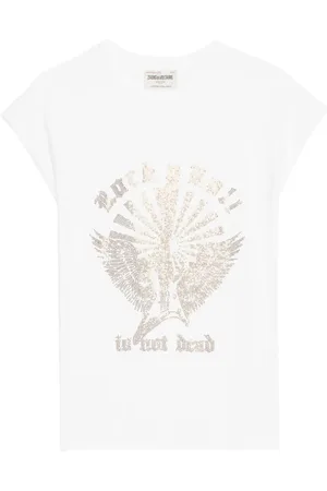 Zadig & Voltaire Mujer, Camisetas, Blanco, Talla: S