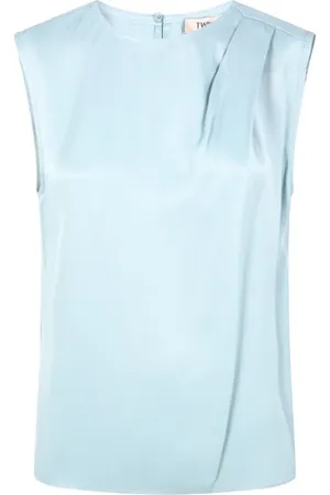 Twin-Set Mujer, Camisetas, Azul, Talla: L