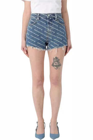 Alexander Wang Mujer, Pantalones cortos, Azul, Talla: W25