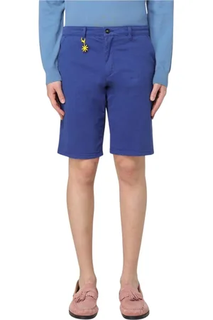 Manuel Ritz Hombre, Pantalones cortos, Azul, Talla: L