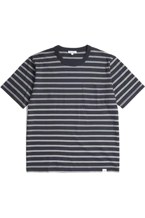 Norse projects Hombre, Camisetas, Azul, Talla: L