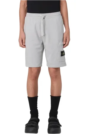 Stone Island Hombre, Pantalones cortos, Gris, Talla: XS
