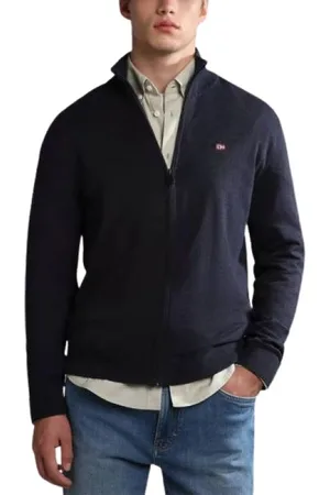 Napapijri Hombre, Jerseys, Azul, Talla: L