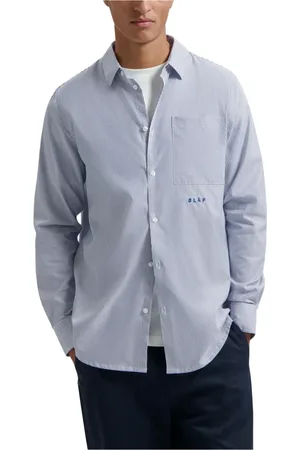 OLAF HUSSEIN Hombre, Camisas, Blanco, Talla: L