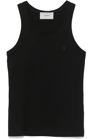 COPERNI Mujer, Camisetas, Negro, Talla: S