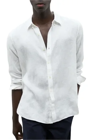 ECOALF Hombre, Camisas, Blanco, Talla: L