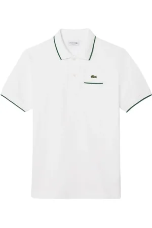 Lacoste Hombre, Camisetas, Blanco, Talla: M