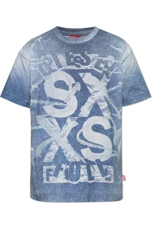 Diesel Hombre, Camisetas, Azul, Talla: L