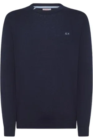 sun68 Hombre, Jerseys, Azul, Talla: L