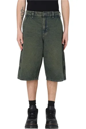 Dickies Hombre, Pantalones cortos, Verde, Talla: W34
