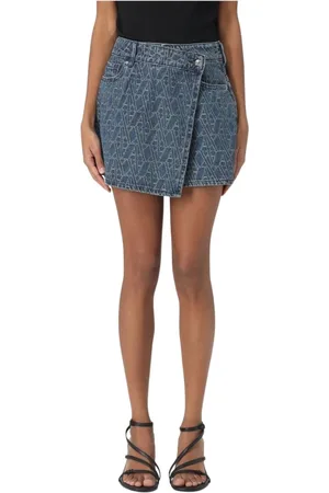 Armani Exchange Mujer, Pantalones cortos, Azul, Talla: M